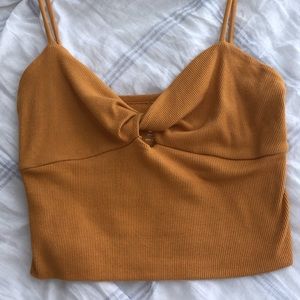 PAC Sun Yellow Crop Top